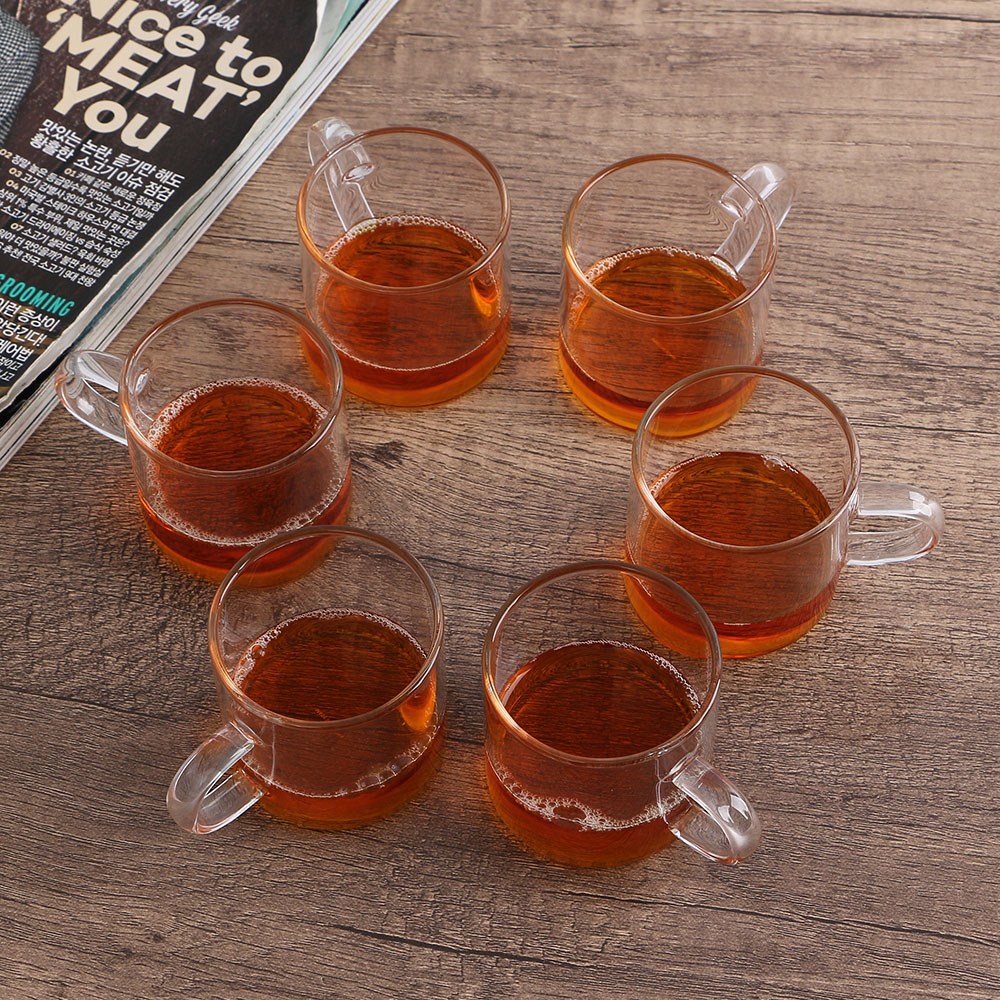 도토로 로하티마리 내열유리 찻잔 6p세트(120ml), 색상, 1개 6,610원