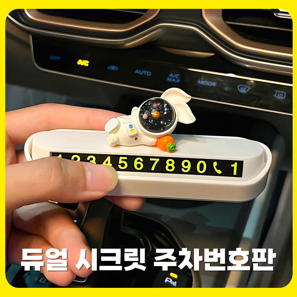 아임코지 우주인 토끼 시크릿 듀얼 주차번호판 10,900원