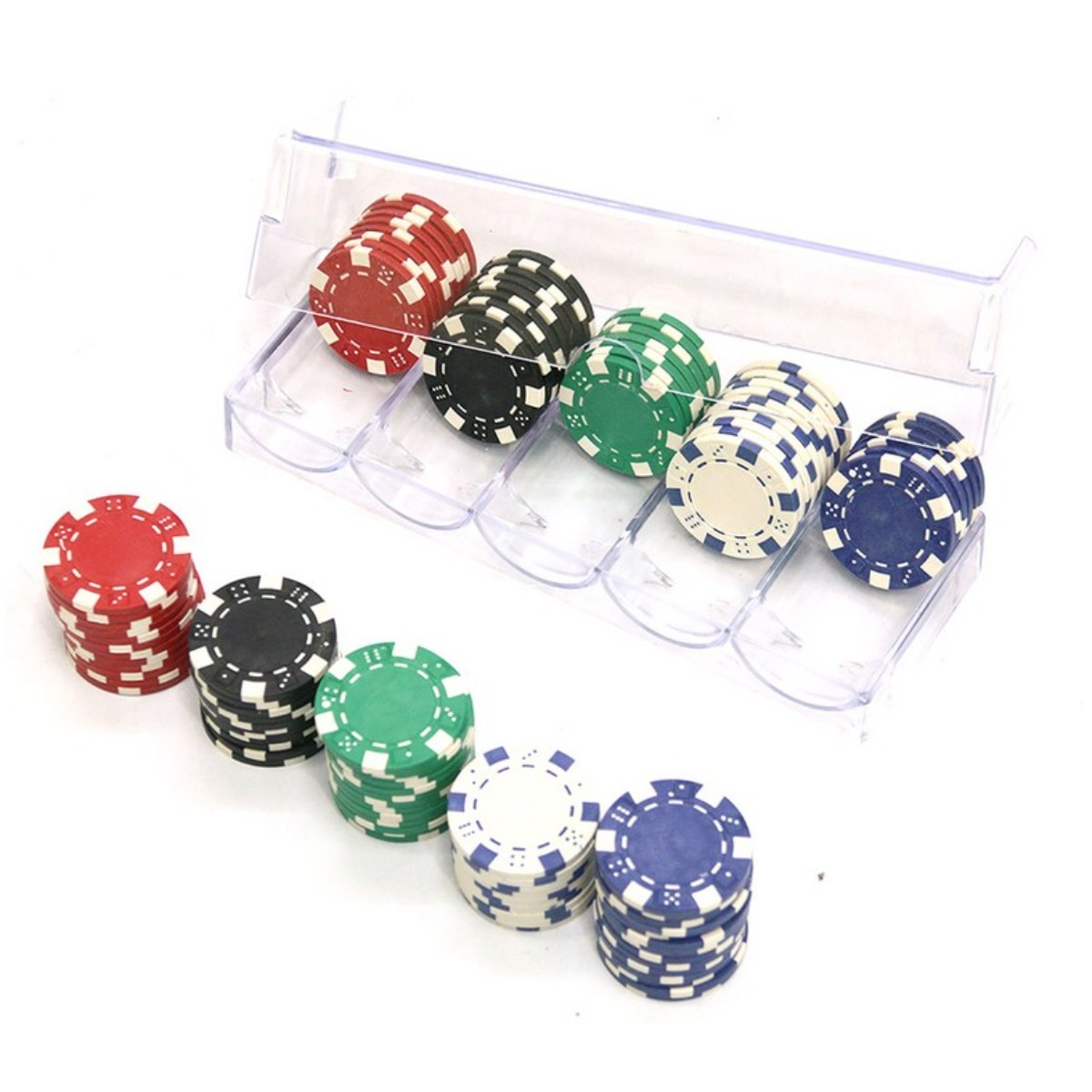 카지노칩 플레이칩 중급형 100P세트+케이스 포커칩 10,390원