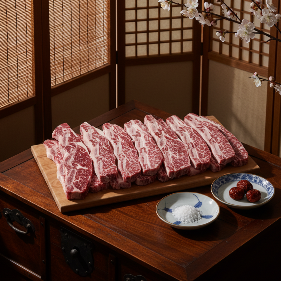 [26년 설 선물세트] 프리미엄 탑초이스 LA 갈비 꽃갈비, 2kg, 1세트 114,900원