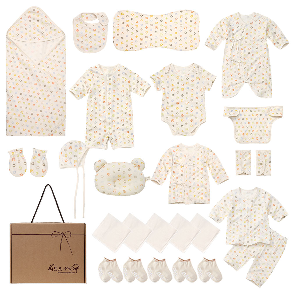 위드오가닉 신생아 아기기린 출산 선물 세트 150,000원