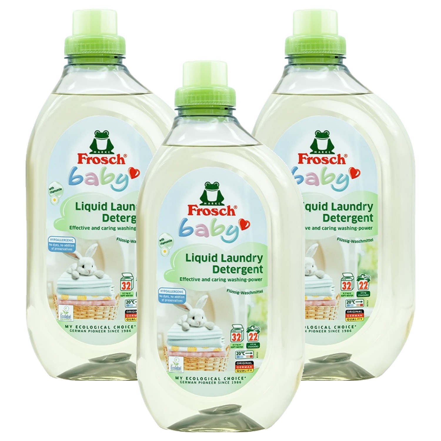 프로쉬 베이비 액상 세탁세제, 1.5L, 3개, 현재가 50,800원