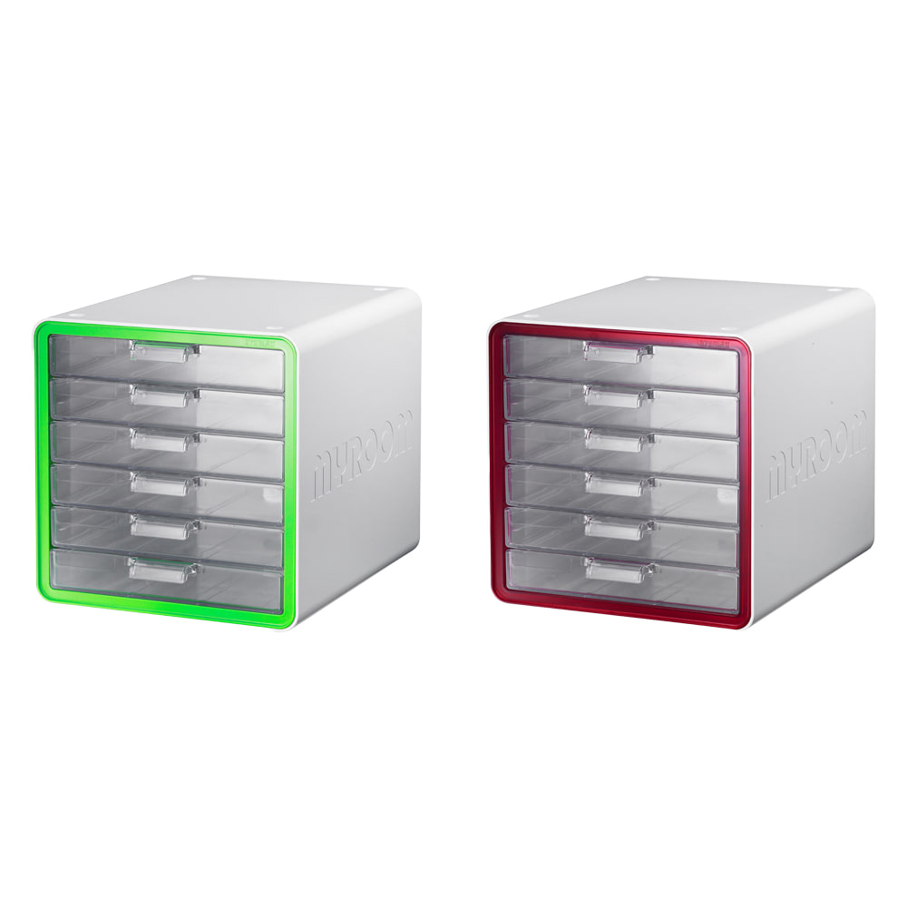 시스맥스 마이룸 멀티 캐비넷 6단 285x345mm 서류함, 그린 67,700원