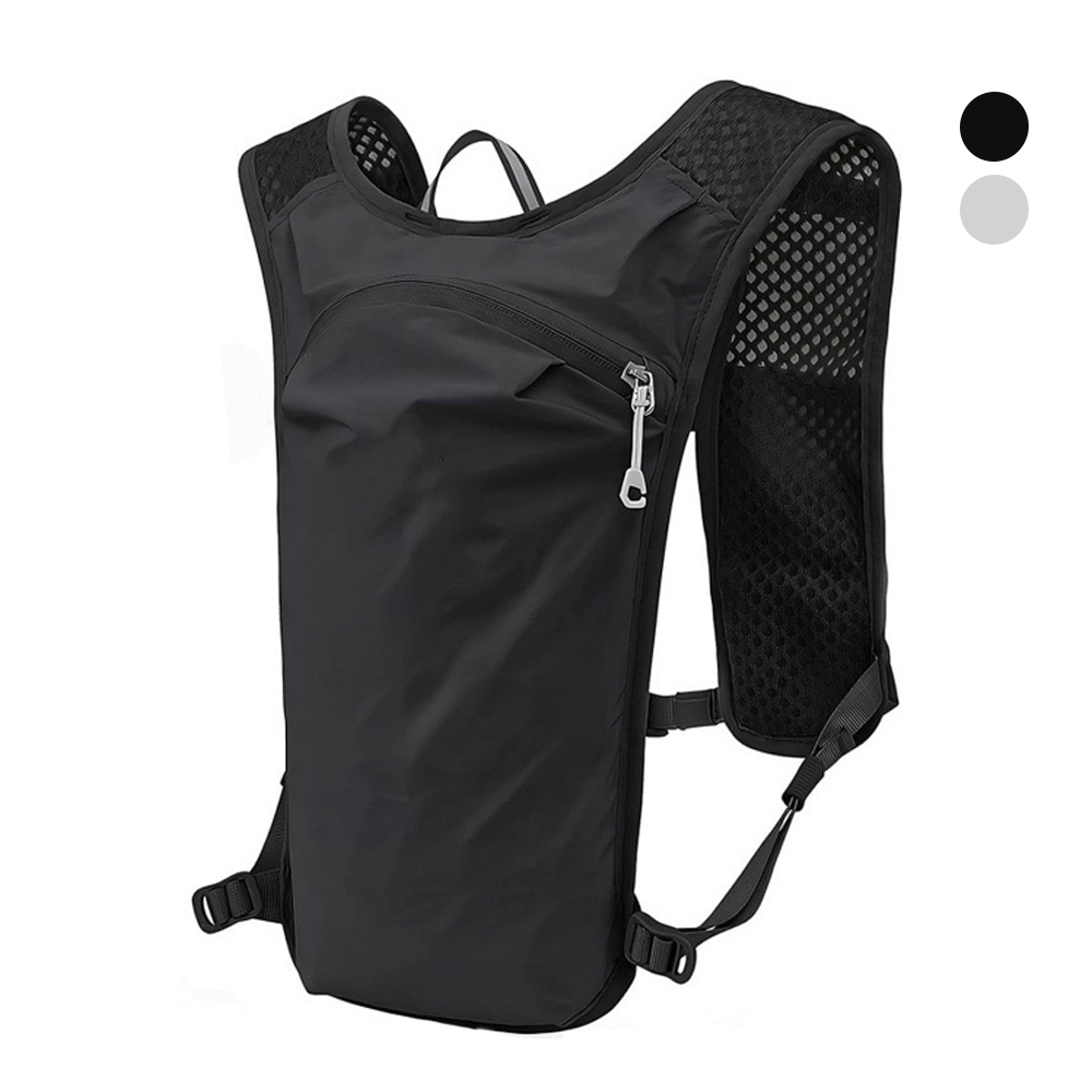 서브22 러닝 조끼 초경량 베스트 등산 아웃도어 마라톤 백팩, 블랙 15,000원