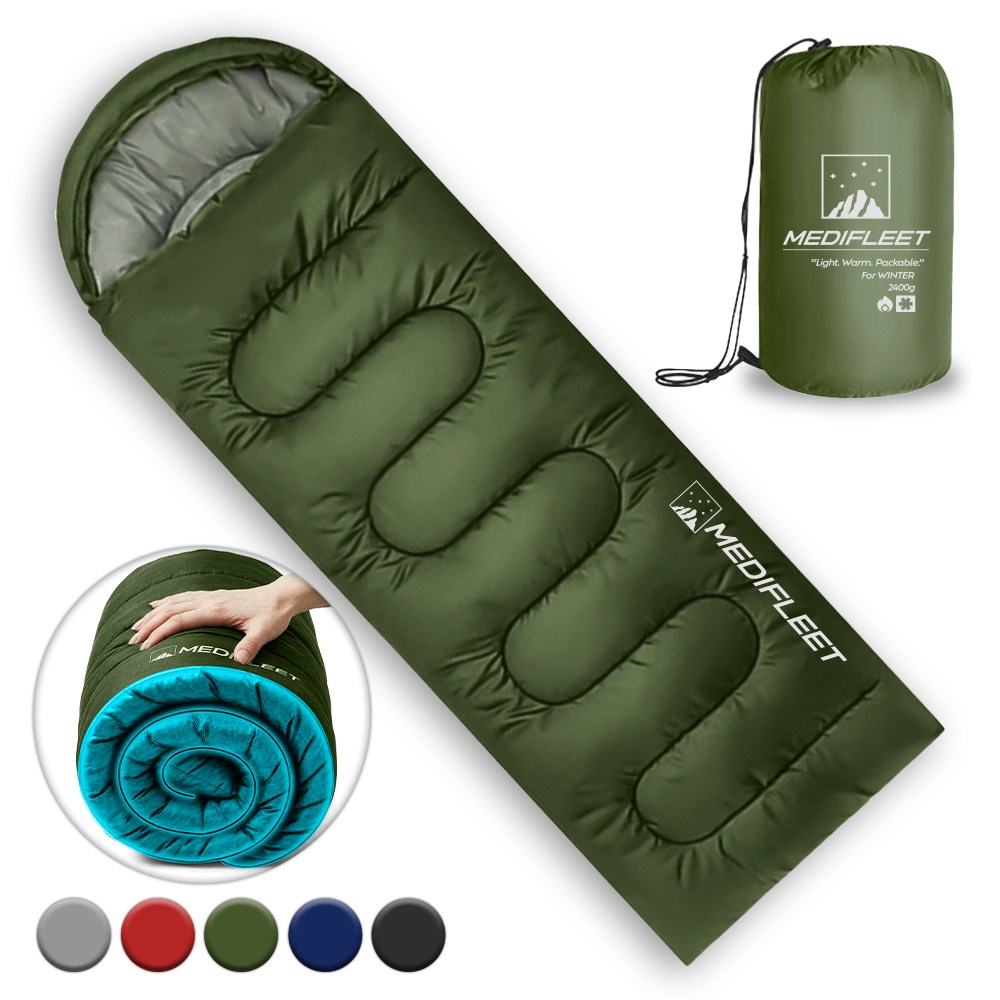 메디플릿 겨울용 머미형 야외 캠핑 침낭 + 수납가방 32,980원