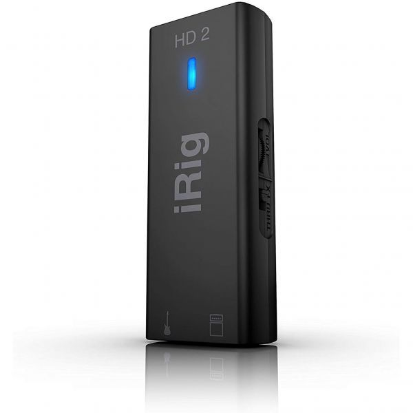 iPhone iPad Mac iOS 및 PC용 IK 멀티미디어 iRig HD 2 기타 오디오 인터페이스USB-C Lightning USB 케이블과 24비트 96kHz 음악 녹음 209,300원