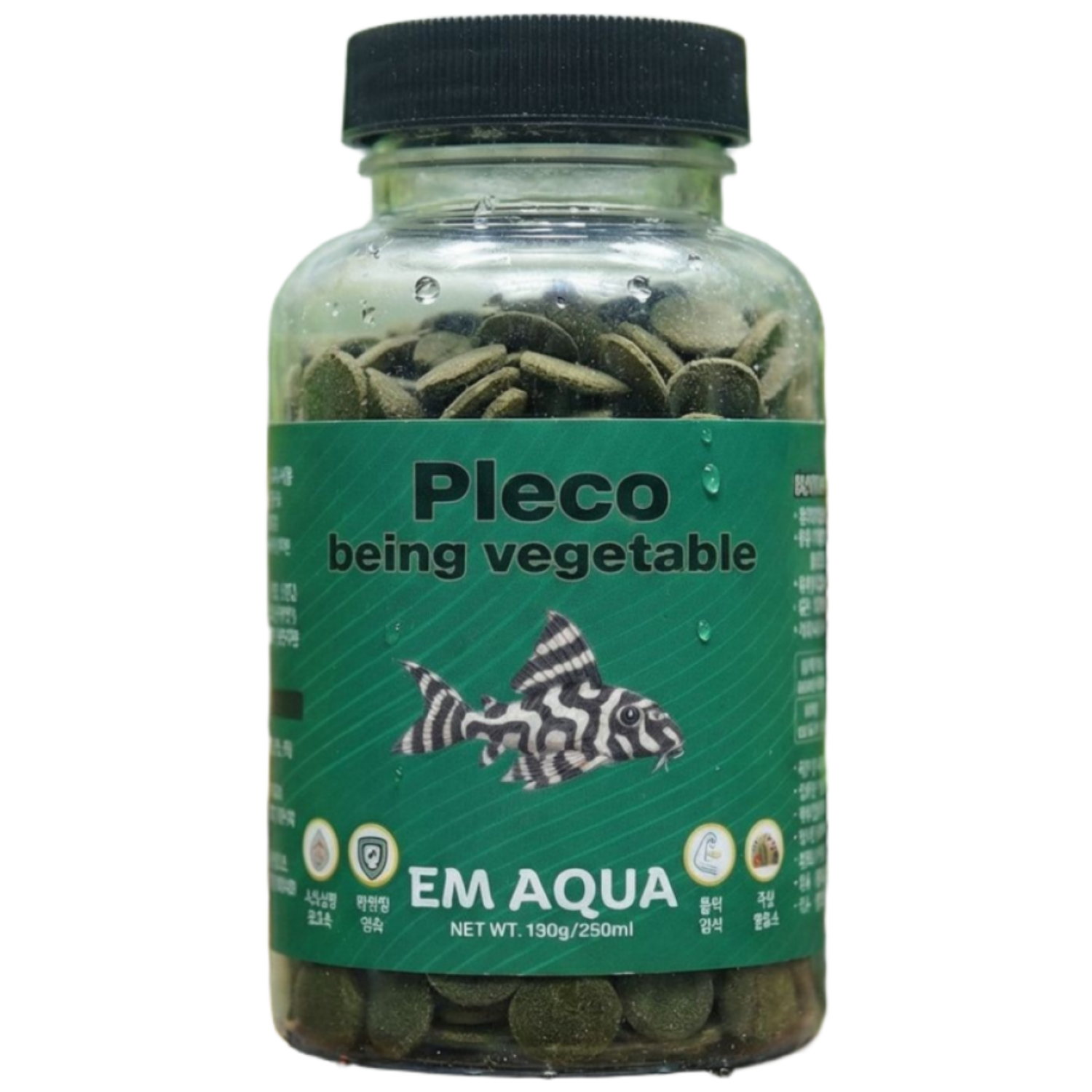 플래코먹이 안시사료 코리도라스 밥 바닥층 물고기 사료, 1개, 250ml, 현재가 6,500원