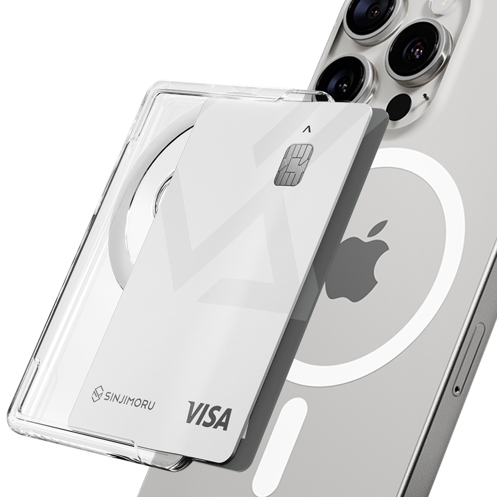 신지모루 맥세이프 M 슬림 슬롯 사이드 카드지갑 휴대폰 케이스, 단일색상, 1개 9,900원