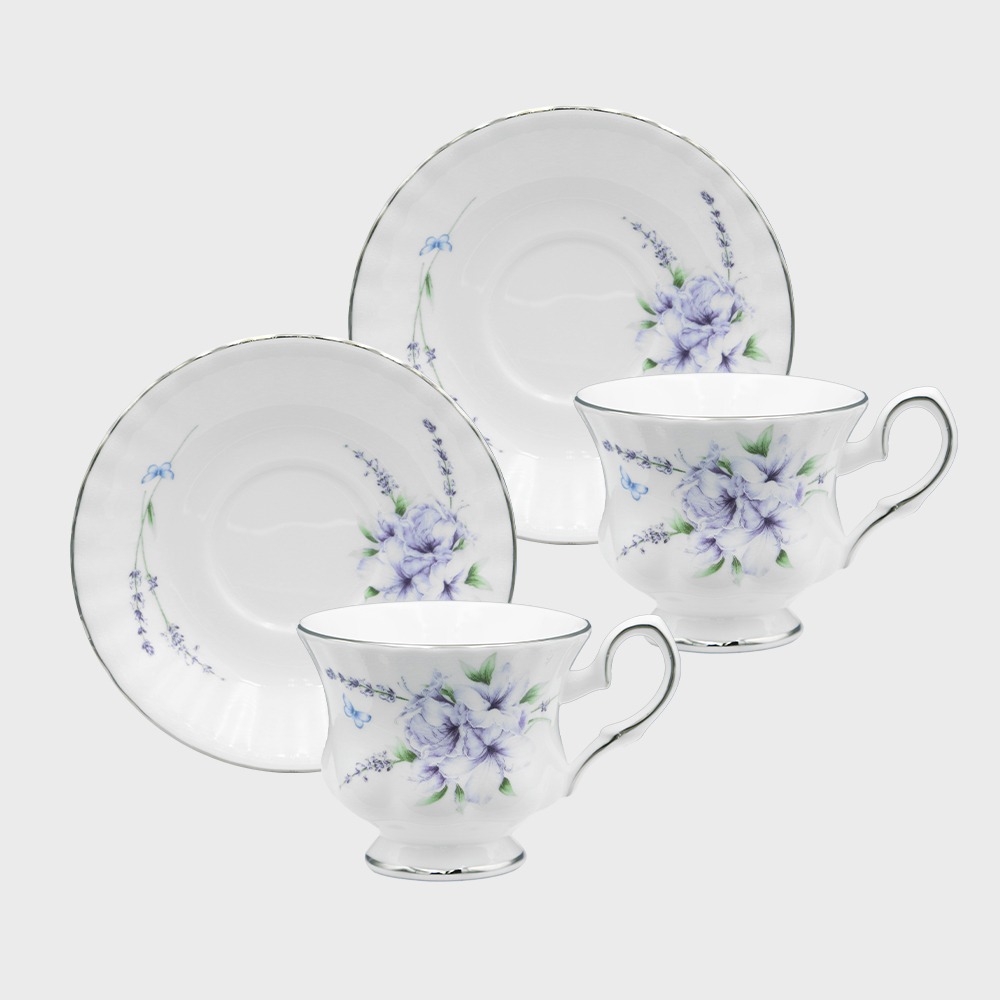 한국도자기 엘리제 퍼플 커피잔 2인 세트, 단품, 1개 67,200원