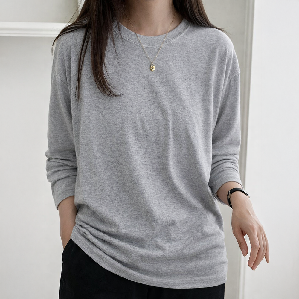 라라온 기본 베이직 트임 박스 티셔츠 TSP2797 12,900원