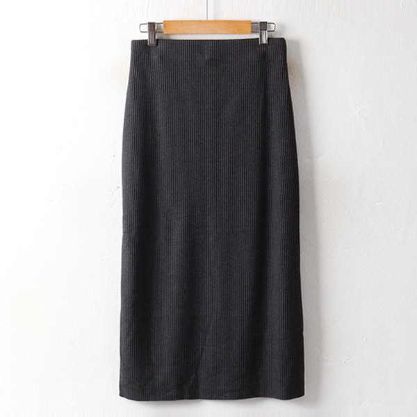 골지 데일리 스커트 여성 빅사이즈 베이직 롱 치마 H라인 속 밴드 19,900원