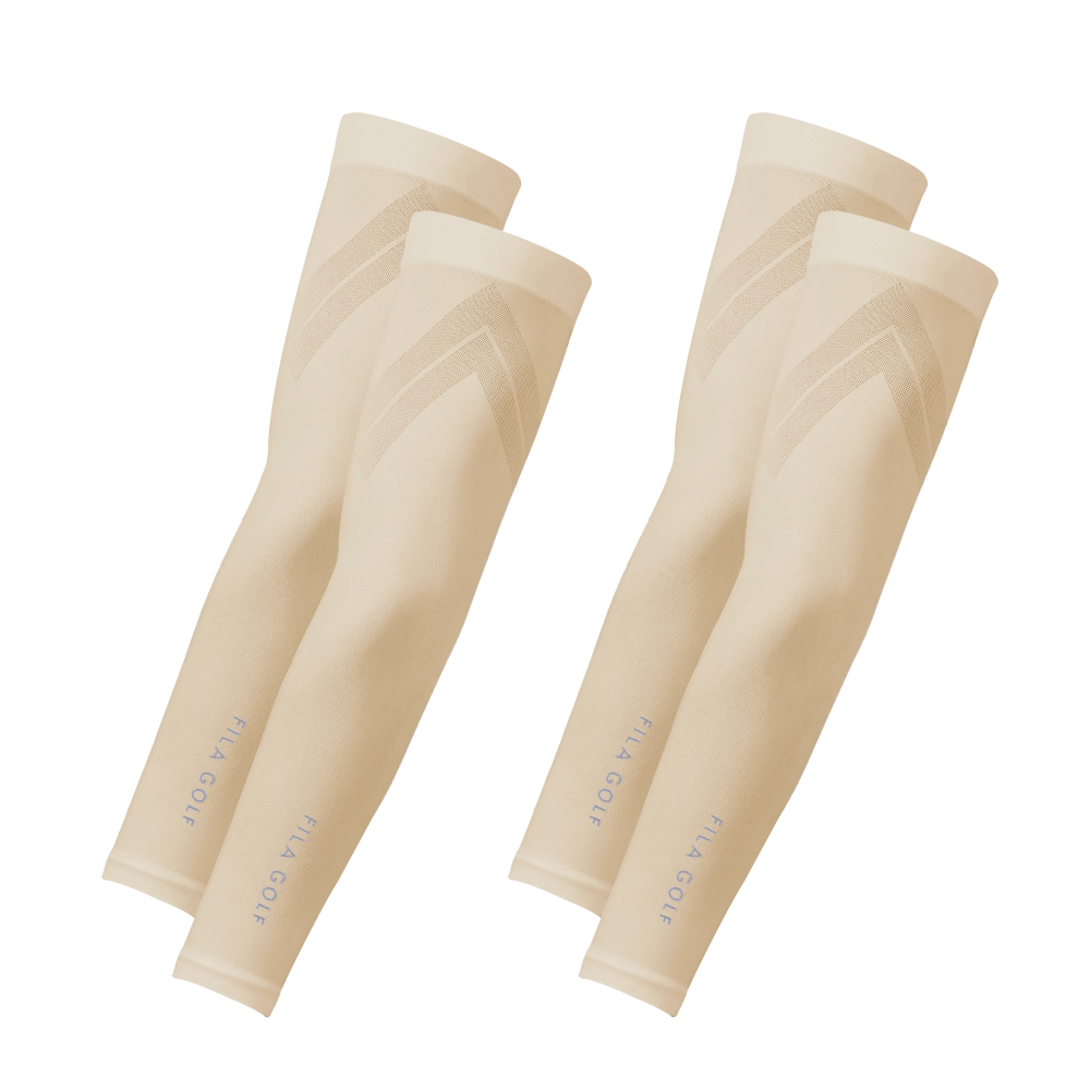 휠라골프 심리스 메쉬라인 팔토시, 스킨, 2세트 9,900원