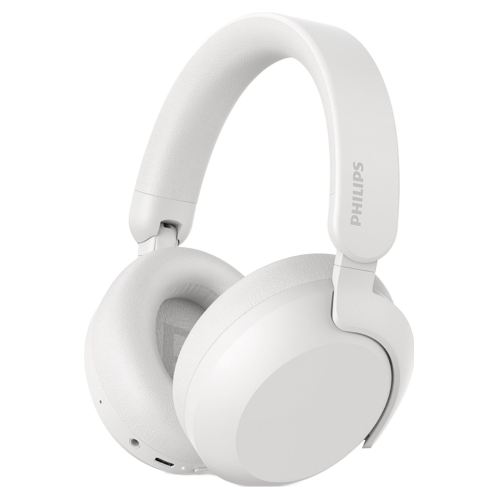 필립스 LDAC Hi-Res ANC 노이즈캔슬링 무선 블루투스 헤드셋, 화이트, TAH8000 89,000원