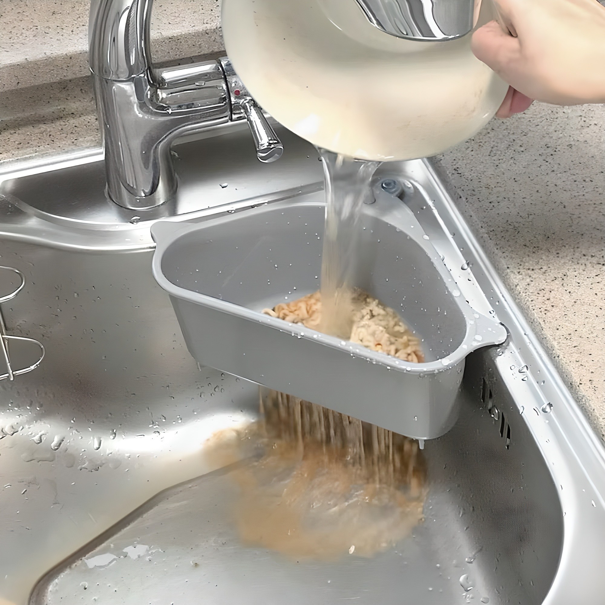 모나코올리브 음식물찌꺼기 원샷분리 싱크바스켓 4,720원