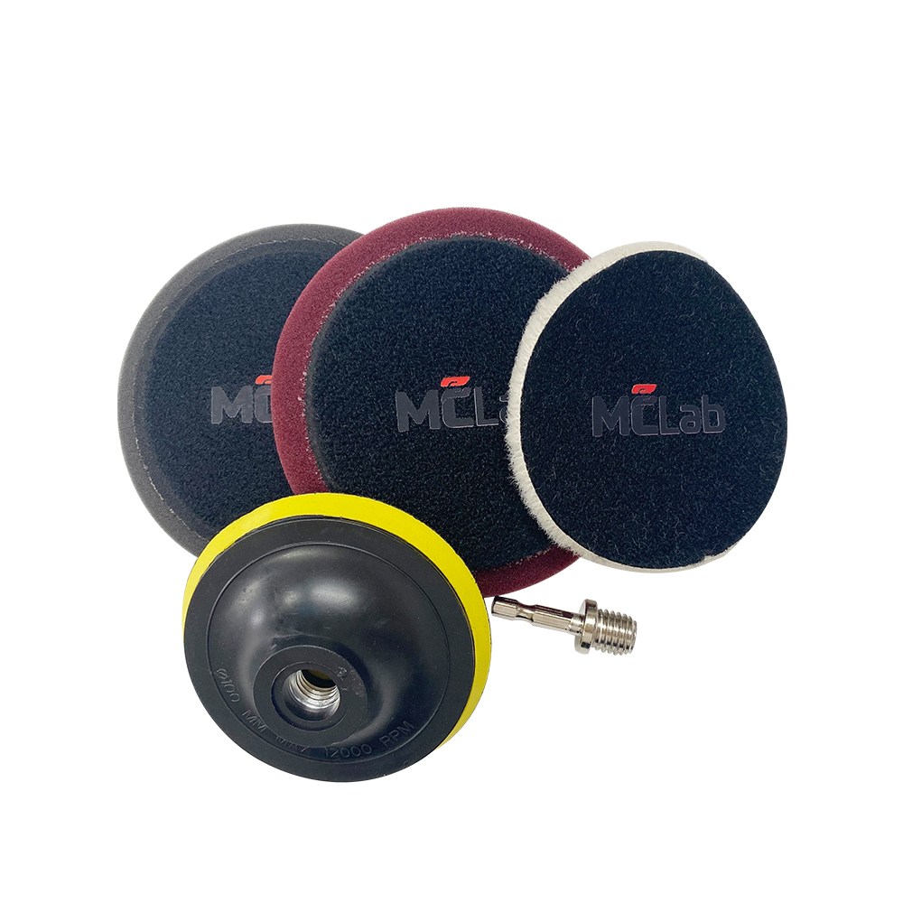 엠씨랩 자동차 차량용 무선 폴리싱 폴리셔 전동 드릴 광택 광택기 양모 패드, 엠씨랩 광택패드 19,900원