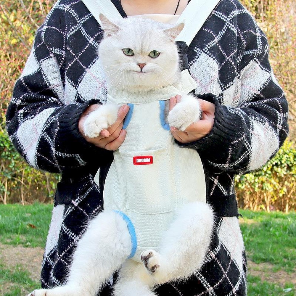 Jeernare 강아지 포대기 이동가방 고양이 이동장 여름 애견 산책가방 중형견 소형견 통용, 1개, 화이트 16,900원