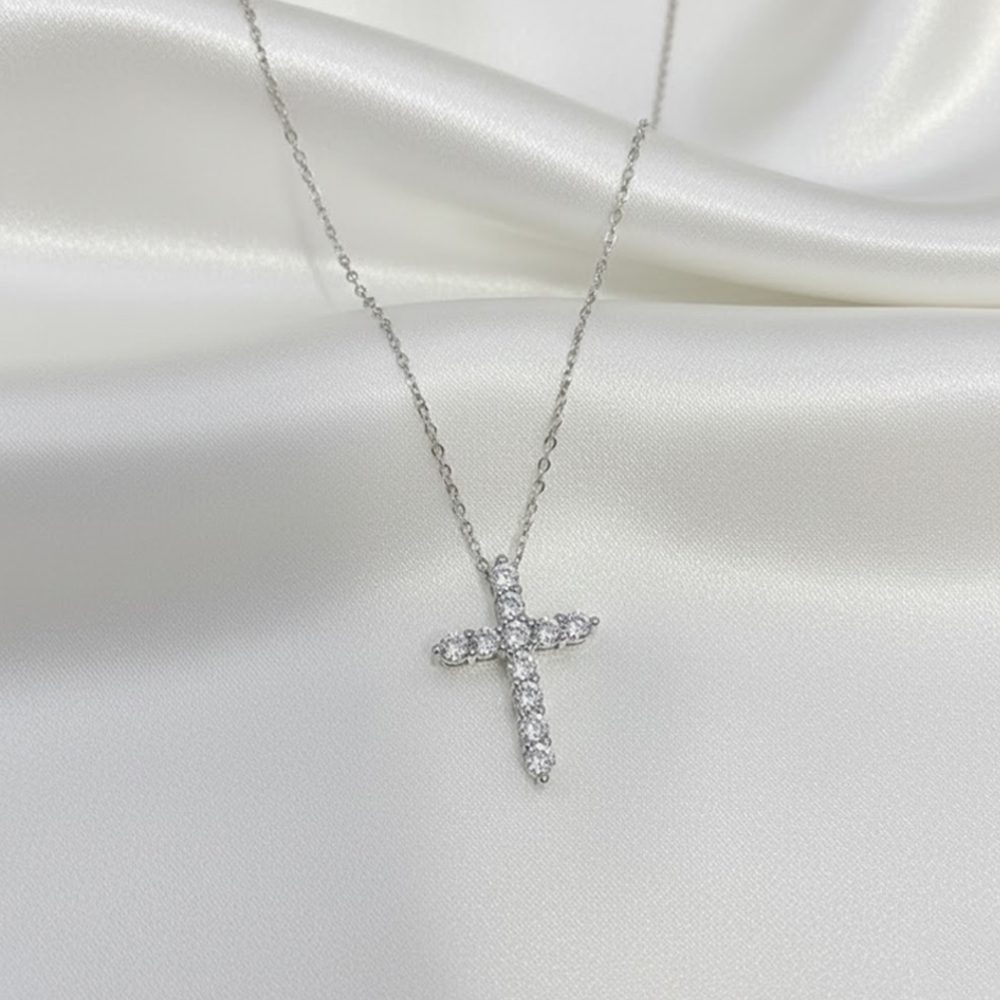 엔클레어 여성용 크로스 모이사나이트 목걸이 0.1ct 269,000원
