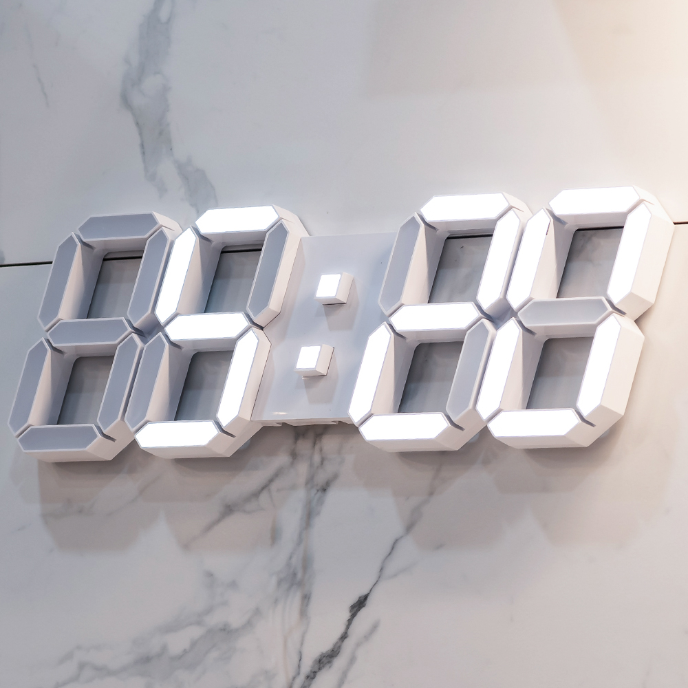 플라이토 3D LED 벽시계 시즌2 38.4cm + 선물용 케이스, 화이트 64,350원