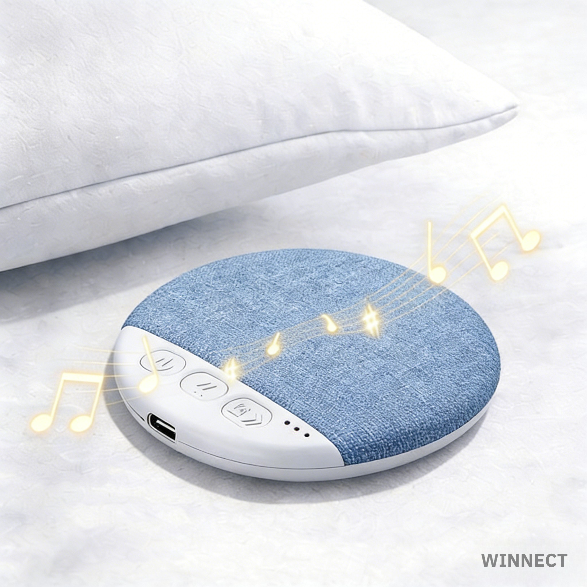 2026년 최신형 수면 블루투스 스피커 베개 수면 백색소음기 고음질 베개스피커 소리차단 11,300원