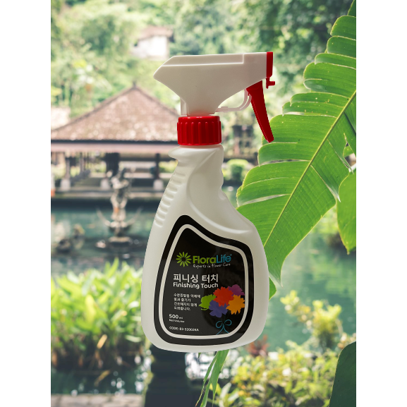[우야플랜트샵] 플로랄라이프 절화 수분증발억제 피니싱터치 500ml, 현재가 37,800원