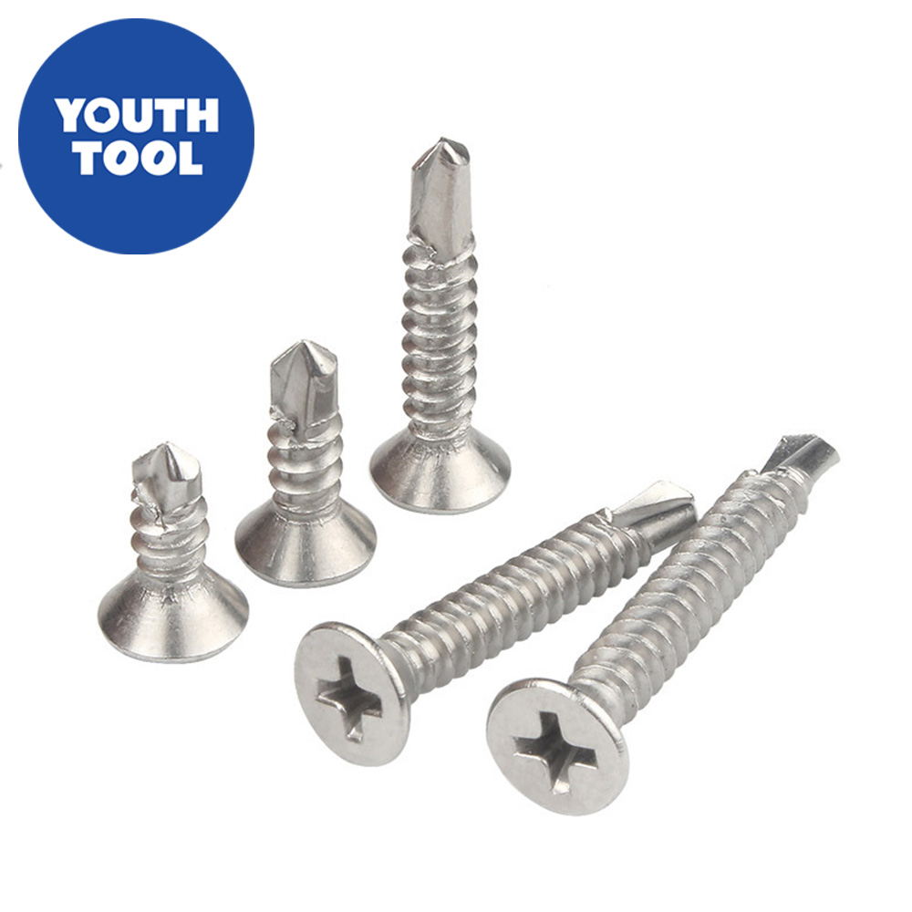 유스툴 스텐 직결피스 나사 접시머리 양날 못, 300개 12,500원