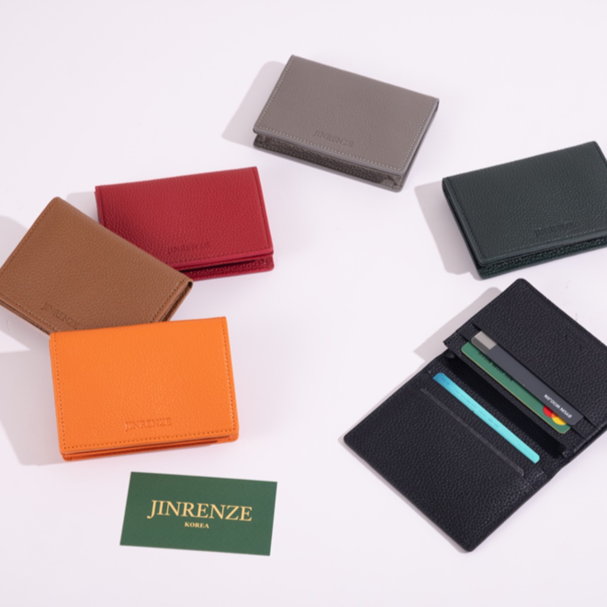 진렌체 카드 명함 지갑 천연 소가죽 이태리비올레 42,900원