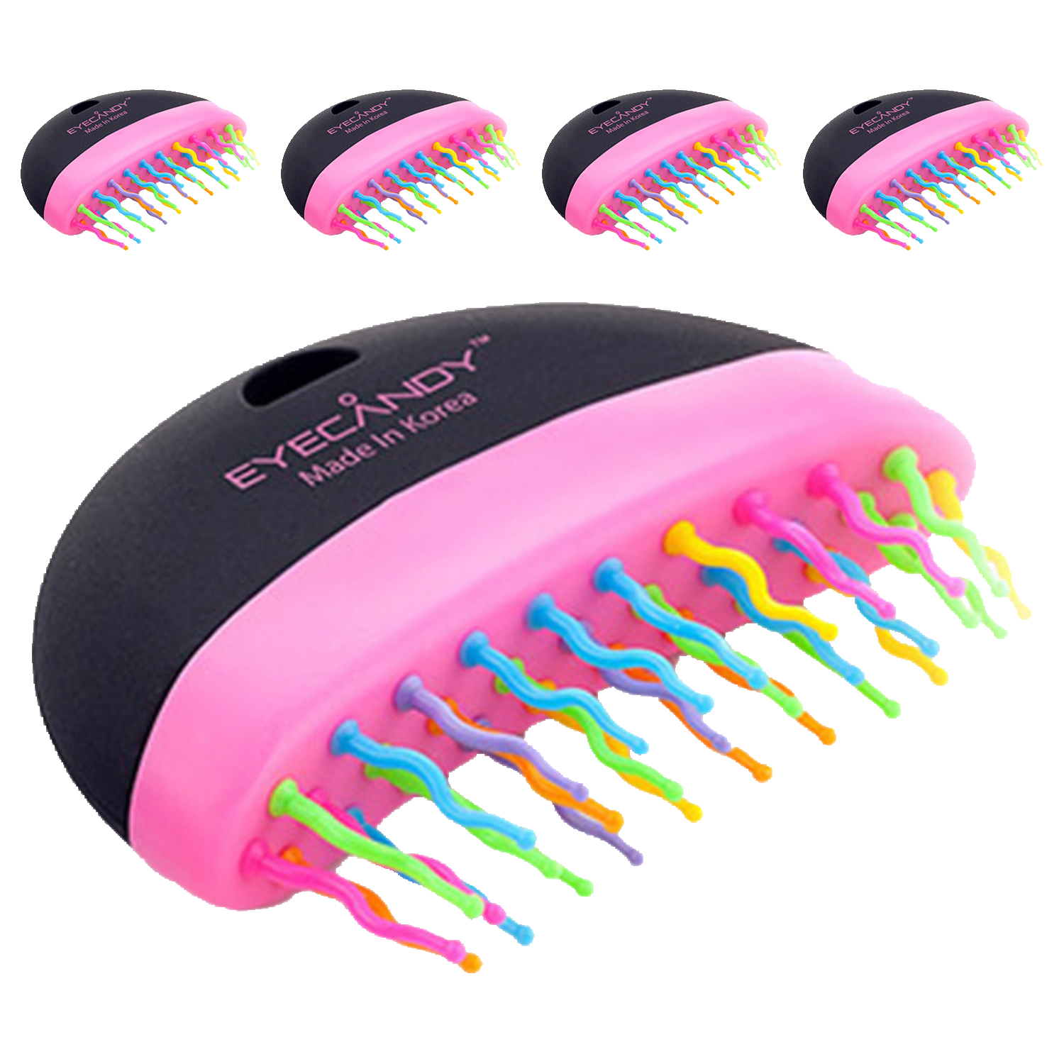 아이캔디 레인보우 반달 브러쉬, 혼합 색상, 5개 22,320원
