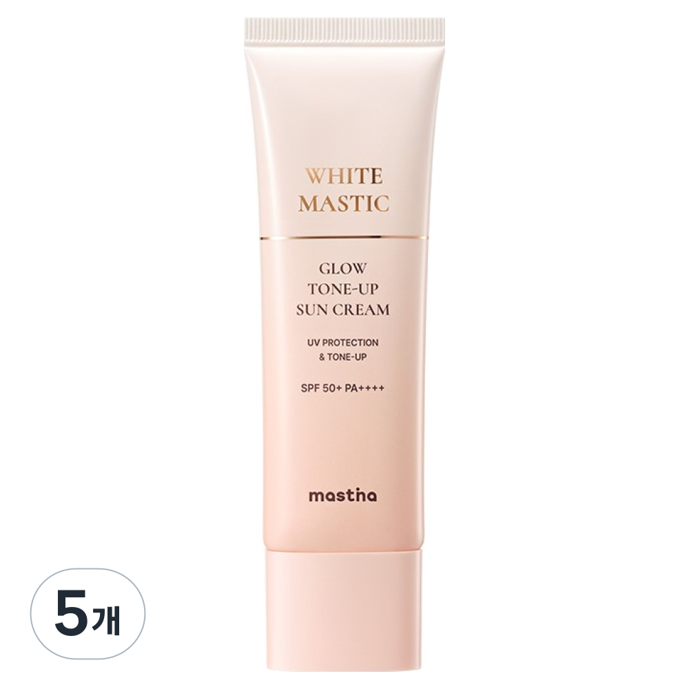 매스티나 화이트 매스틱 글로우 톤업 선크림 SPF50+ ++++, 5개, 50ml 83,500원