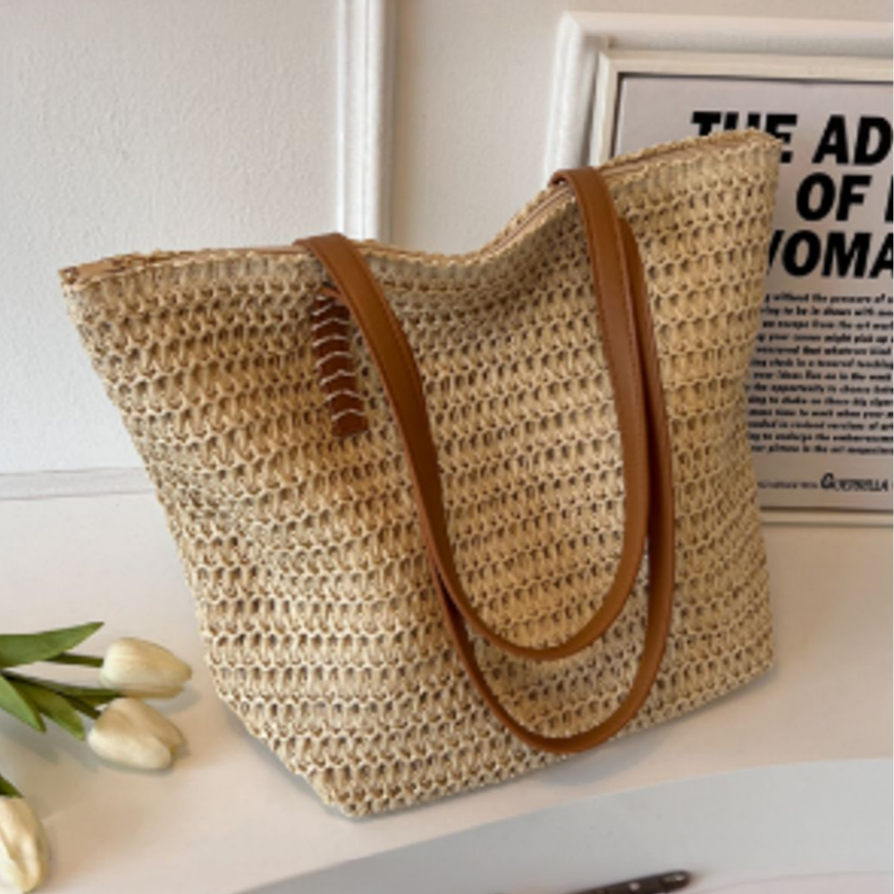 로블룸 여름 숄더백 라탄백 그물백 30,000원