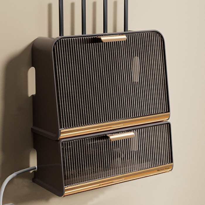 마켓플랜 무타공 2단 멀티 셋탑박스 정리함 17,900원