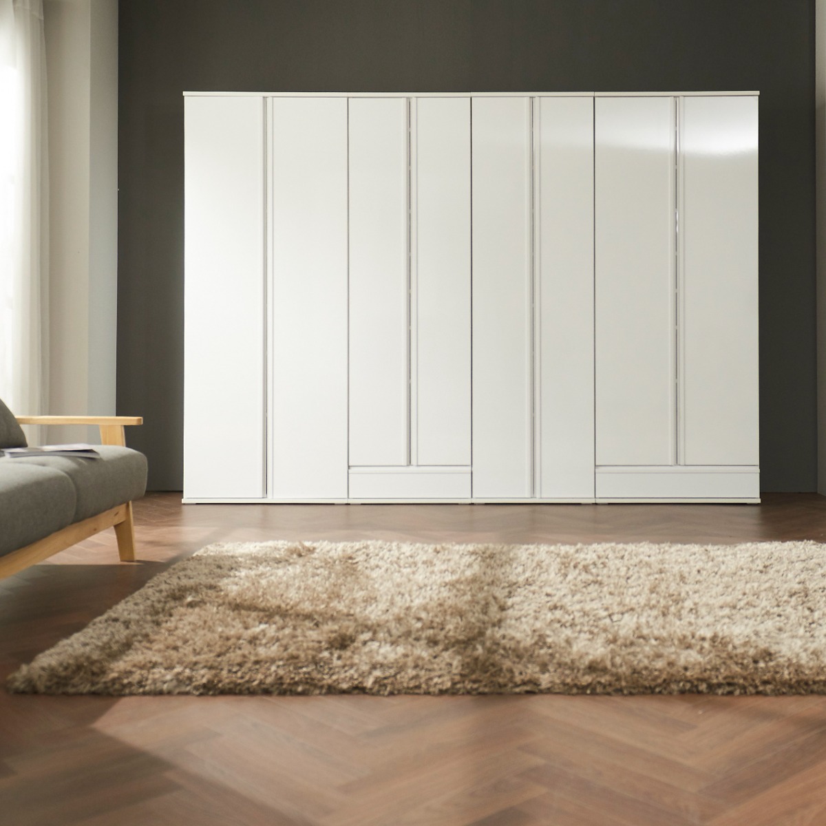 클로버2000 광폭신발장 속깊은 신발장 현관신발장 깊이34cm, 화이트 220,000원