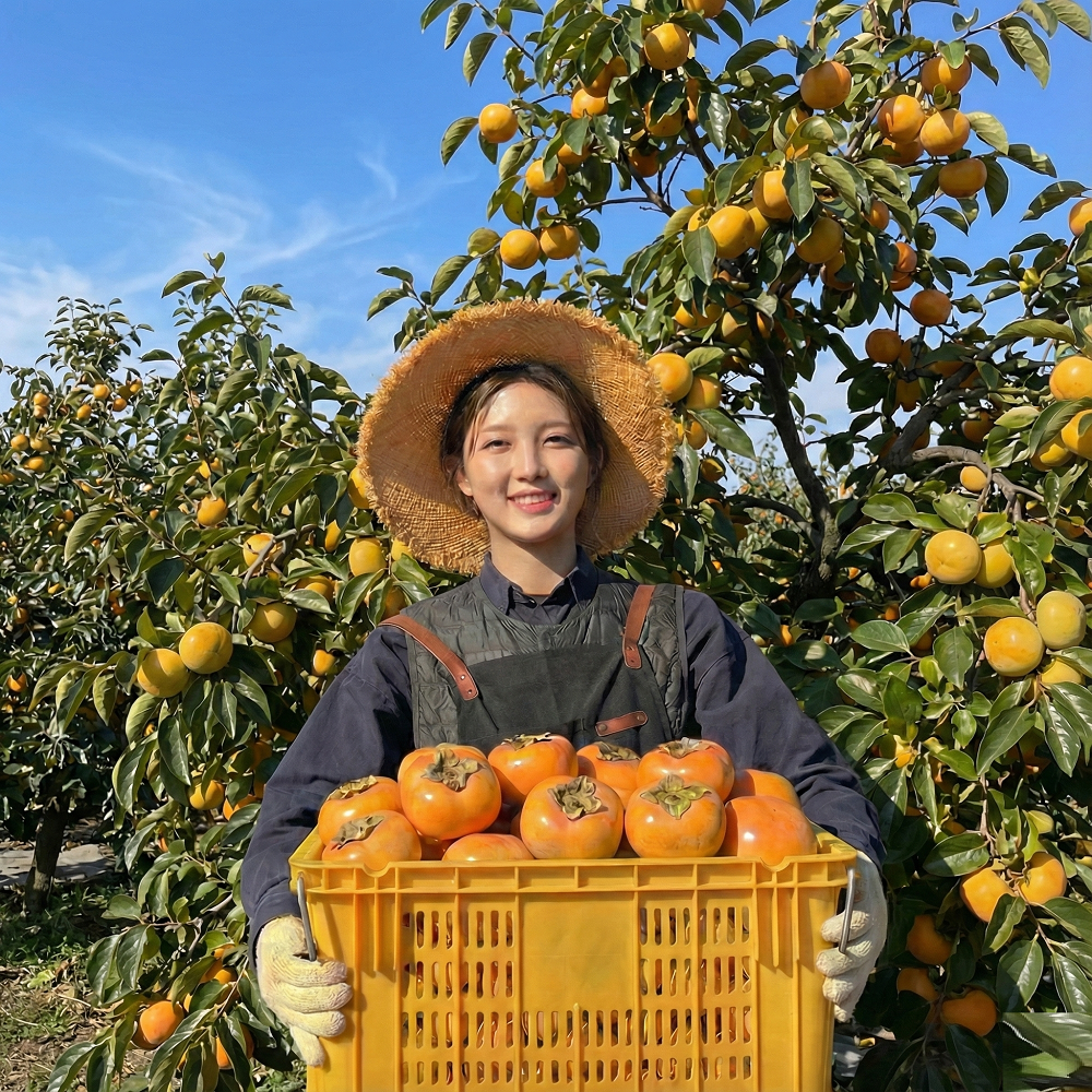 [공판장1등 당도보장]16brix 고당도선별 단감 특품, 1박스, 10kg 특품 48~52개 중대과 54,500원