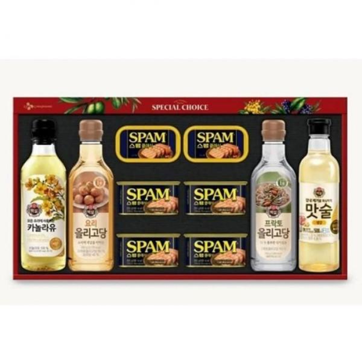 JU CJ 스팸 혼합 특선A호 선물세트 카놀라유 올리고당 맛술 종합 추석 설 선물 66,500원