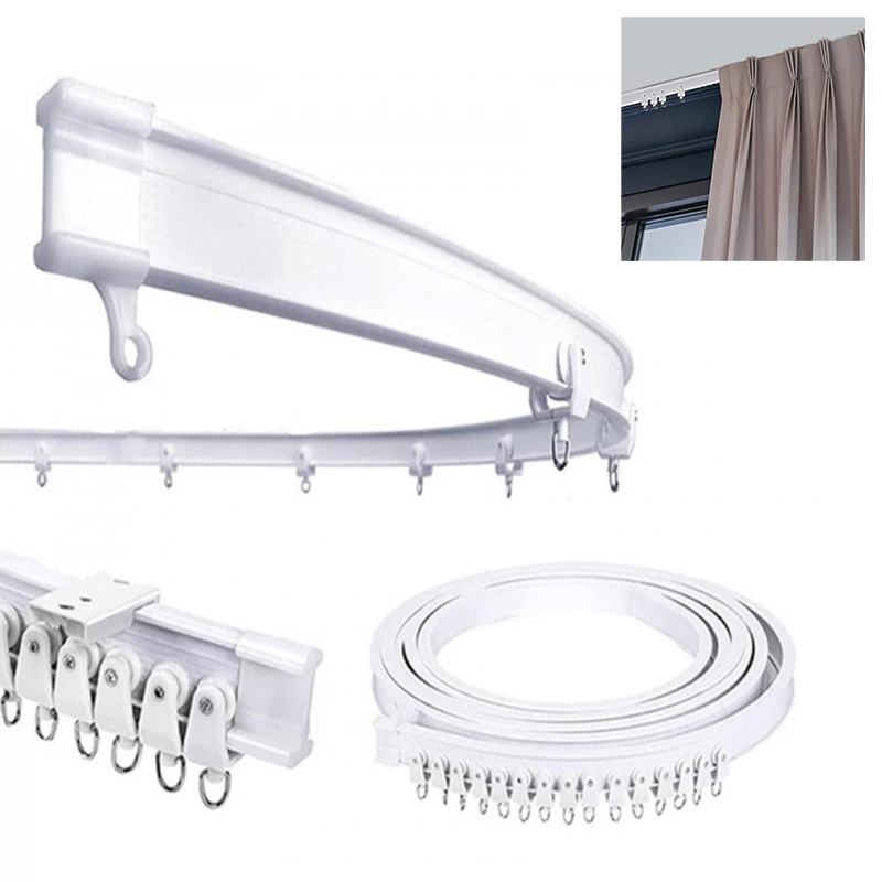 아이베란다 타원형 구부림 커튼레일  PVC 코너 칸막이 10,300원