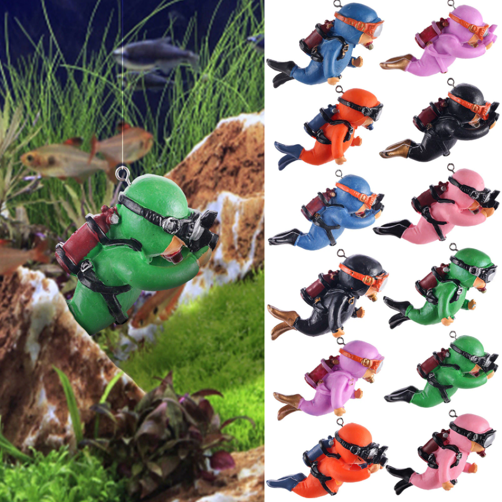 핸셀 어항 수족관 꾸미기 만들기 장식 잠수부 다이버 피규어, 1개 3,800원