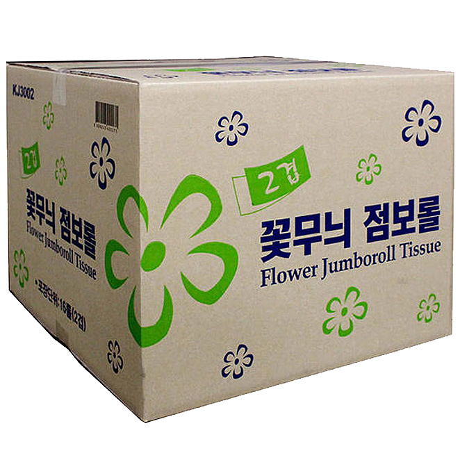 푸르미 2겹 꽃무늬 점보롤, 16롤, 1박스 29,910원