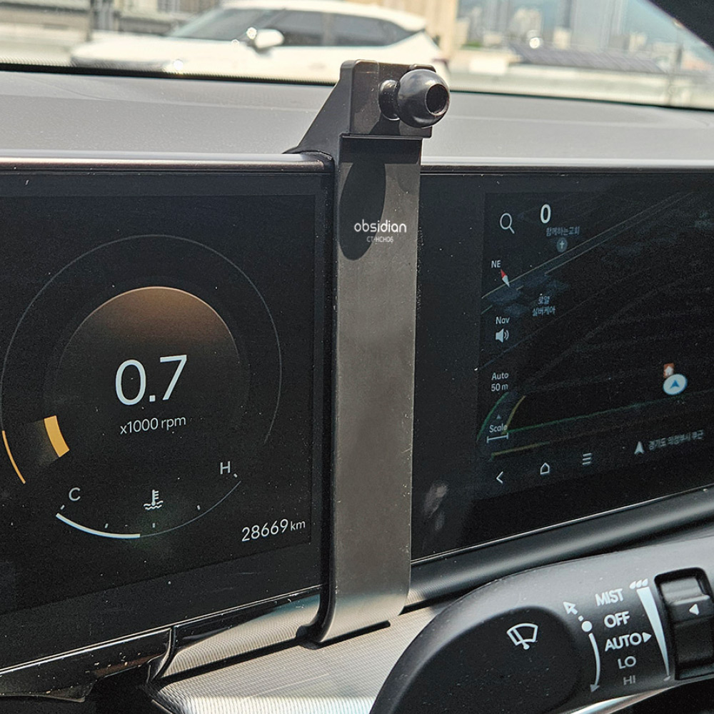 옵시디언 현대 그랜저 GN7 전용마운트 CT-HCH06, 1개, 단일 색상 14,900원