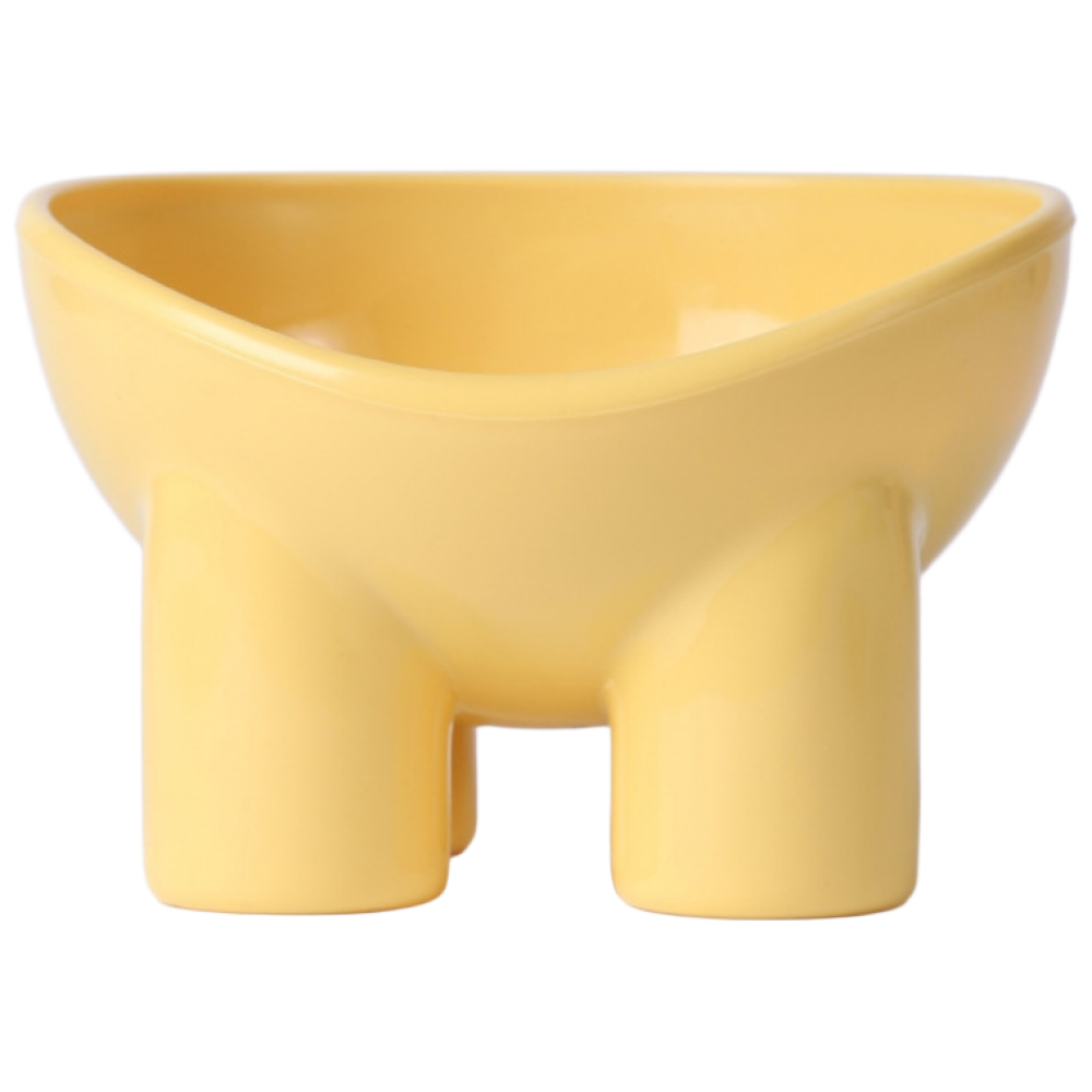 굿프 반려동물 경사형 마카롱 강아지 고양이 식기 펫보울, 옐로우, 4개 13,790원