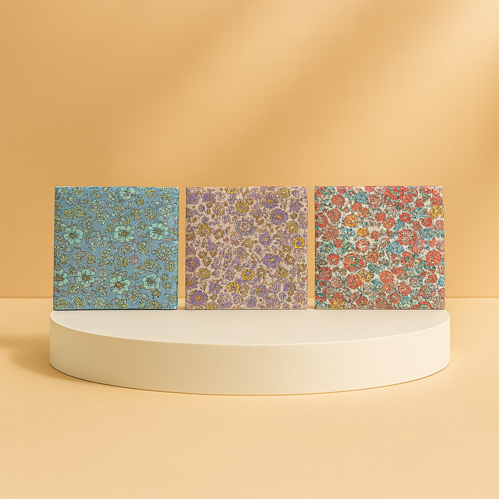 여성 손수건 아사 면 3장세트 꽃무늬 국산 여자 반다나 17,800원