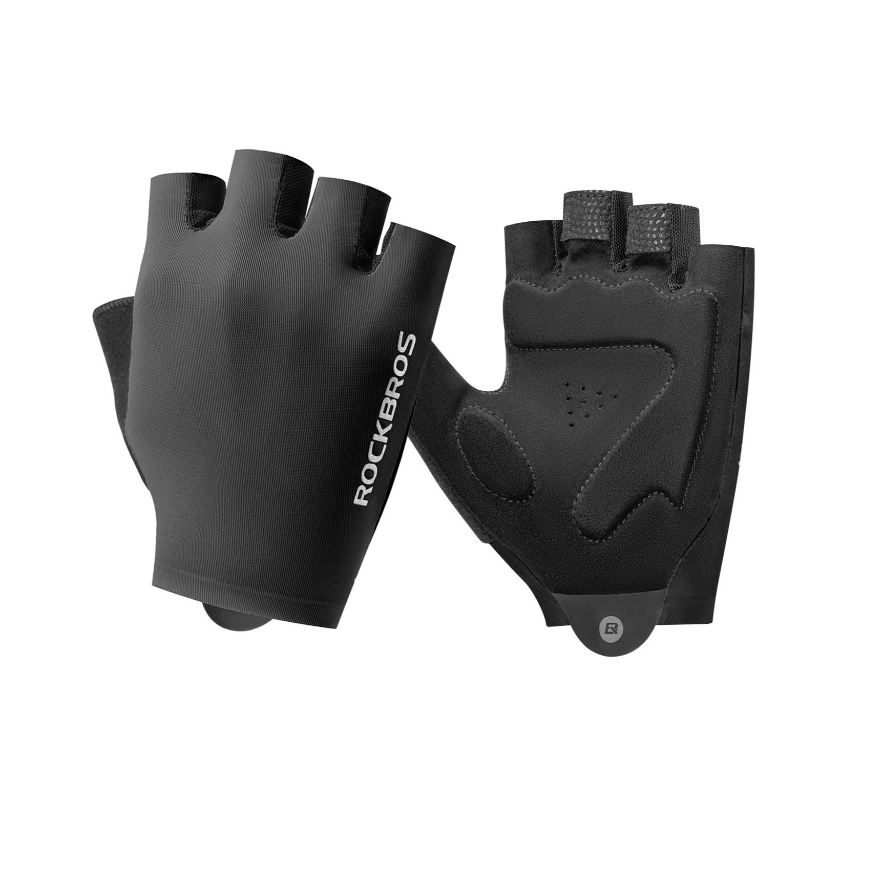 락브로스 자전거 장갑 반장갑 SBR 실리콘 젤 패드 충격흡수 통풍 라이딩, 1개, 블랙 15,500원