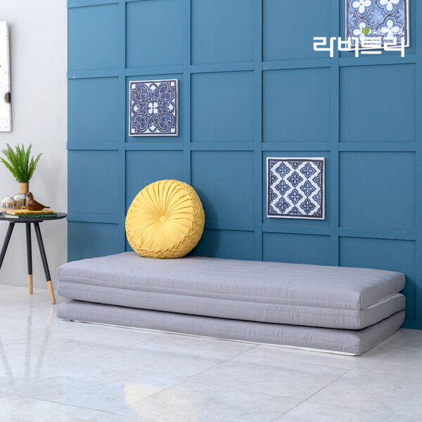 [라버트리] 메모리폼 3단접이식 토퍼/매트리스 7.5cm 슈퍼싱글 +방수속커버+겉커버포함 219,000원