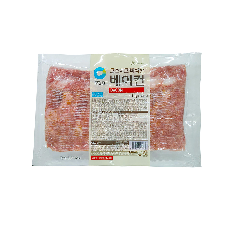 청정원 고소하고 바삭한 베이컨 1kg2개 37,630원
