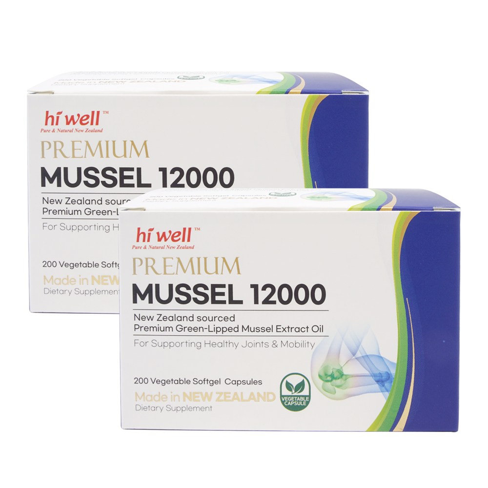 하이웰 뉴질랜드 프리미엄 초록입 그린 홍합 12000 200소프트젤, 200정, 2개 281,600원