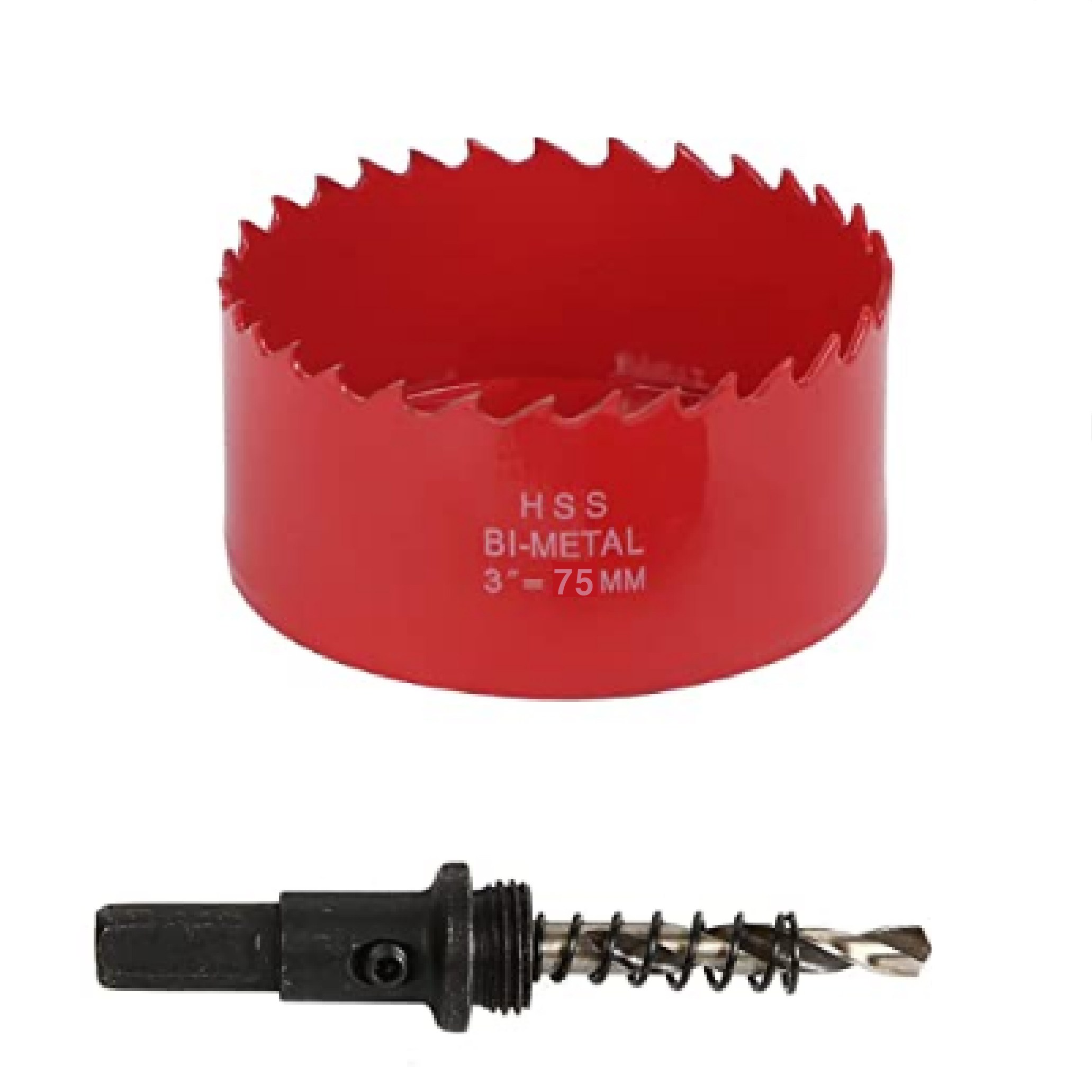 플로메리아 바이메탈 목공 홀쏘 75mm 3인치 아바포함 원형 타공 천장 SMC 매립등설치 목재 석고 pvc 플라스틱 목공용 홀소 홀커터 홀캇타, 1세트 13,500원