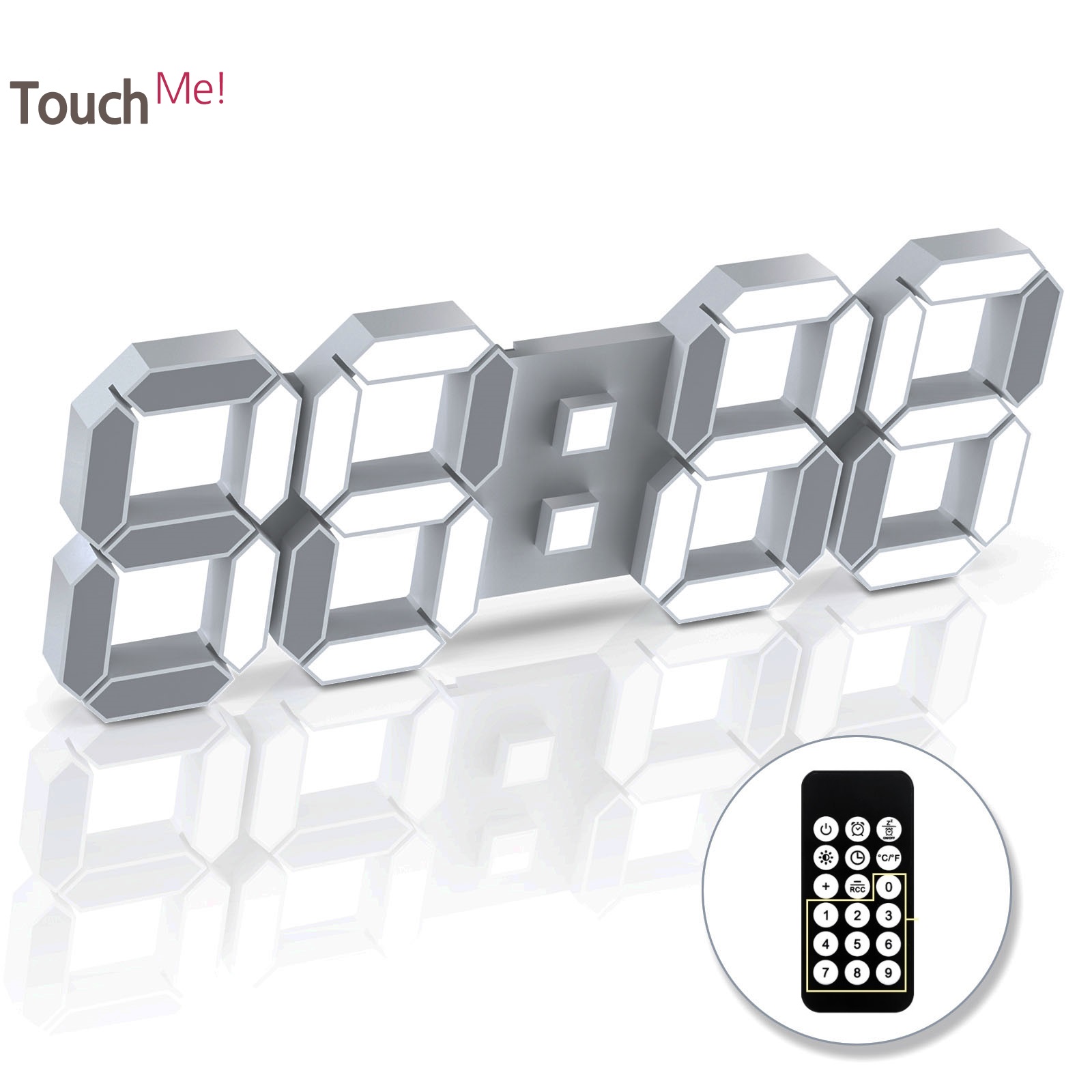 TM 30cm 빅 사이즈 LED 무소음 밝기조절 인테리어 벽시계 2.5m 케이블 19,980원