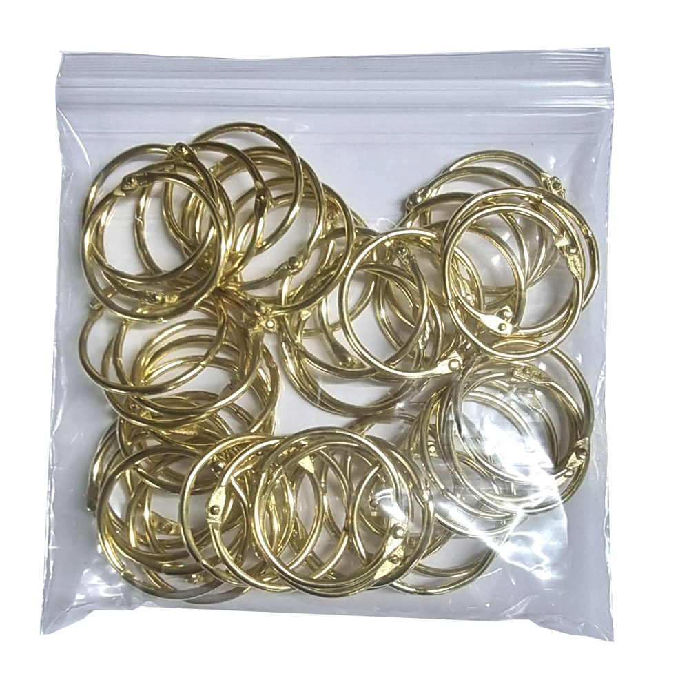 오피스펜 신형 골드 카드링(소형) 25mm (50개입) 1봉 5,000원