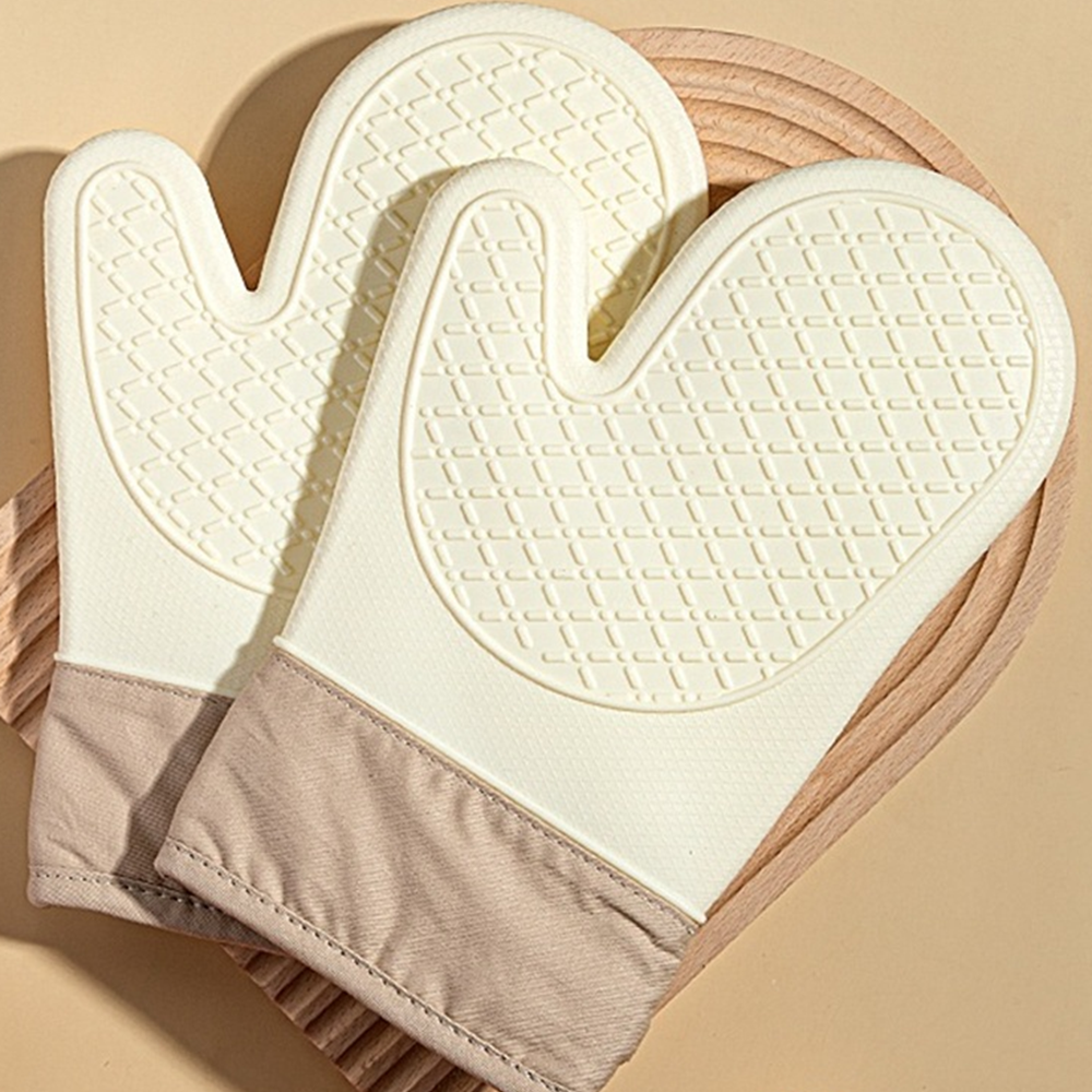 호담즈 300도 고온차단 오븐장갑, 1세트, 아이보리 17,000원