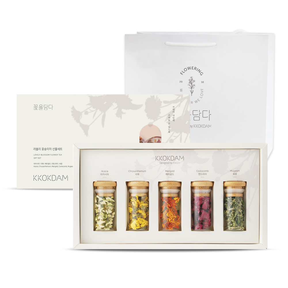 꽃을담다 꽃차 선물세트 24,700원