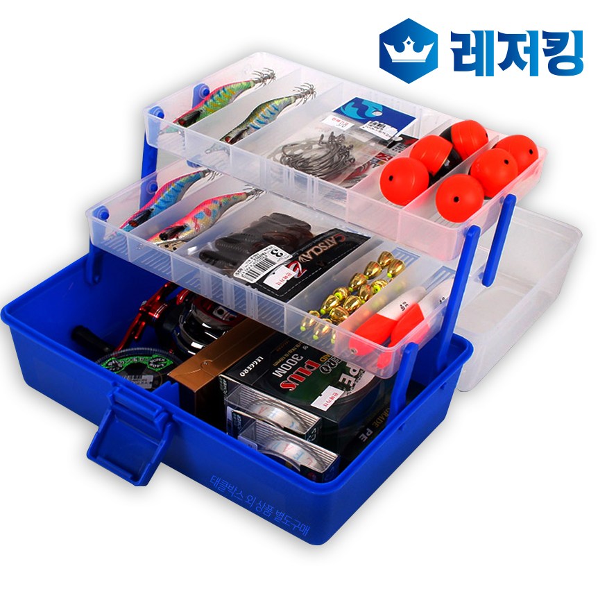 최고급 다용도 만능 3단 태클박스 루어낚시용품, 블루, 1개 10,700원