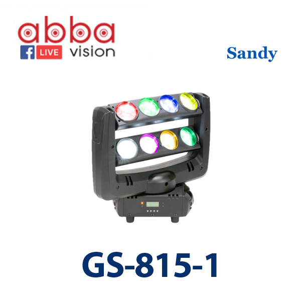 Sandy / GS-815-1 LED 8구 스파이더 무빙 라이트, 수량 759,000원